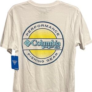Mens Columbia Sportswear Company T-Shirt MD PFG Columbia TShirt Tee logo NWT NEW